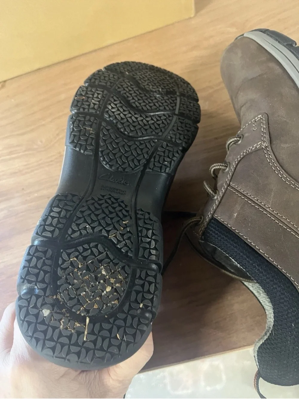 Clarks Brown Leather Chukka Boots for Men